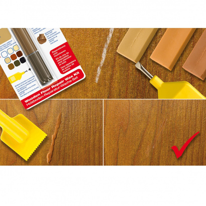 Воск для ремонта деревянных полов, 3шт, красное дерево, ТЕРМО